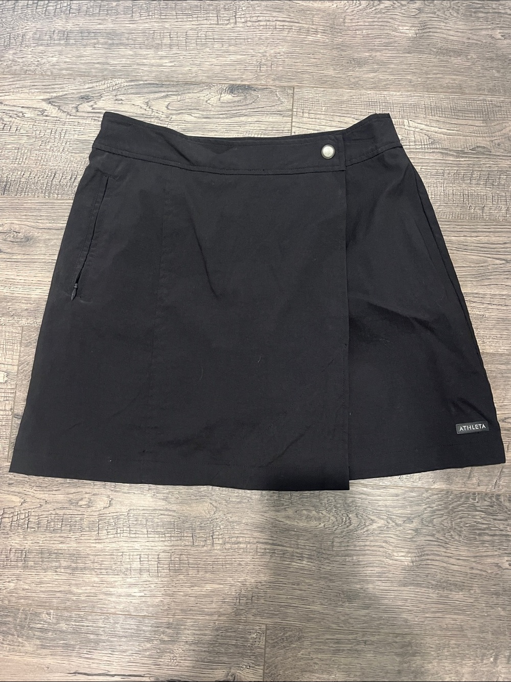 Vintage Athleta Black Performance Wrap Skort